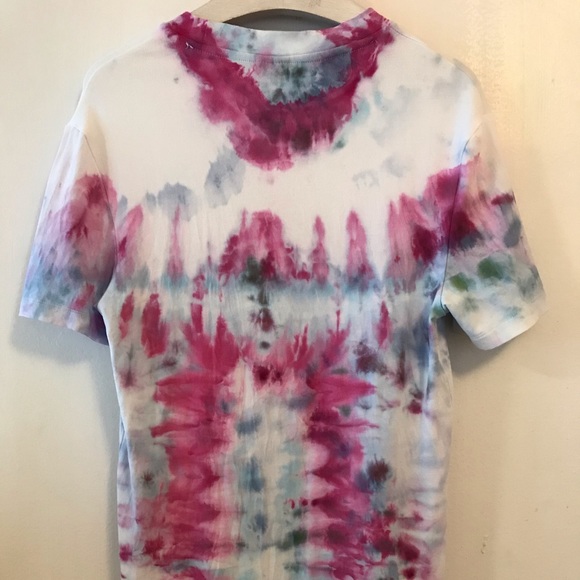 Asos T-Shirt Muscle Fit Tie Dye Custom New - Picture 4 of 15